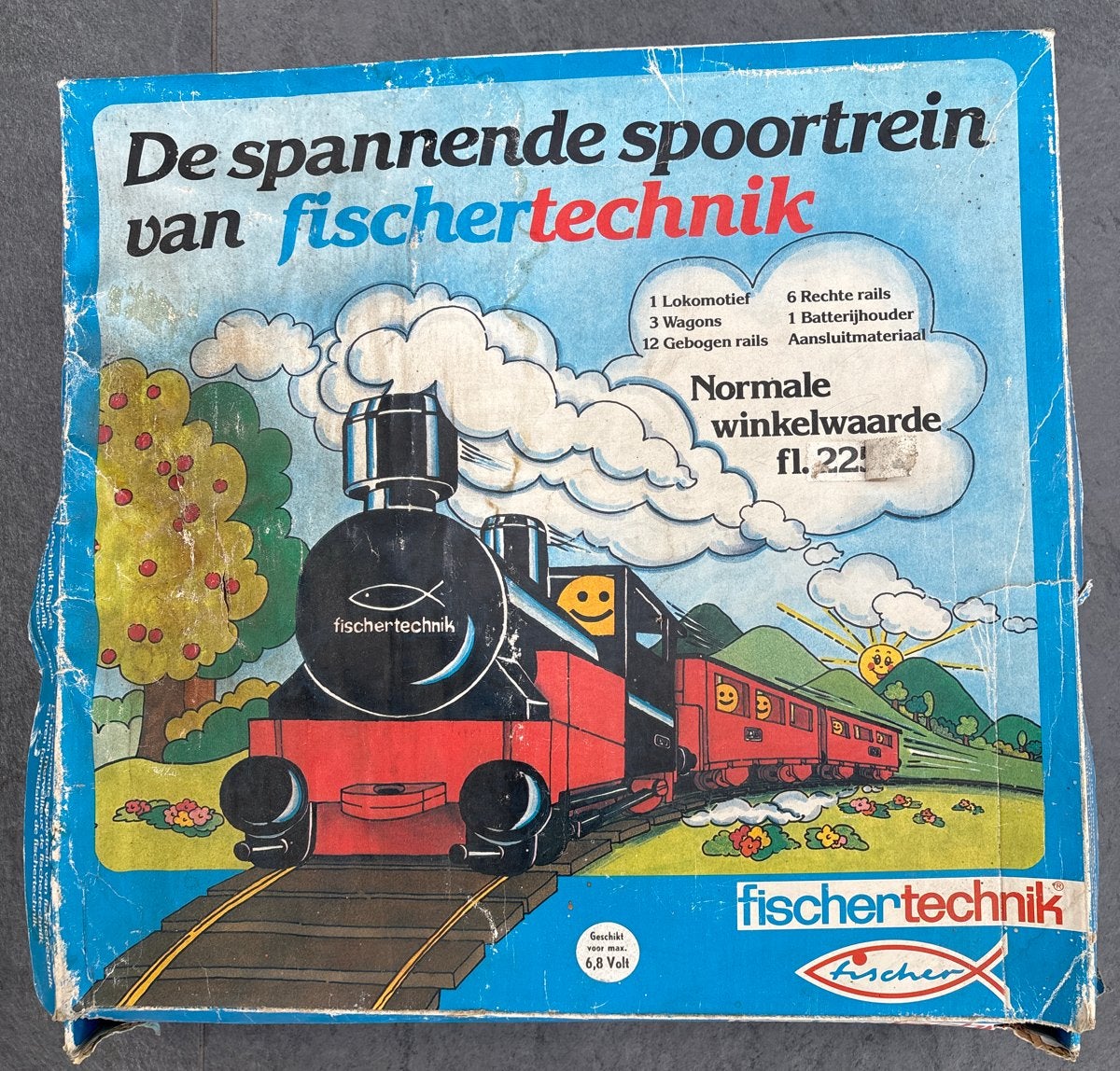 Fischertechnik Spoorwegtrein Set - Vintage Speelgoed, Hobby en Vrije tijd, Ophalen of Verzenden, Gebruikt
