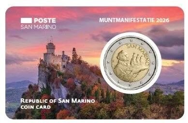 2 euro San Marino 2026 Muntmanifestatie limited edition, Verzenden, San Marino, 2 euro