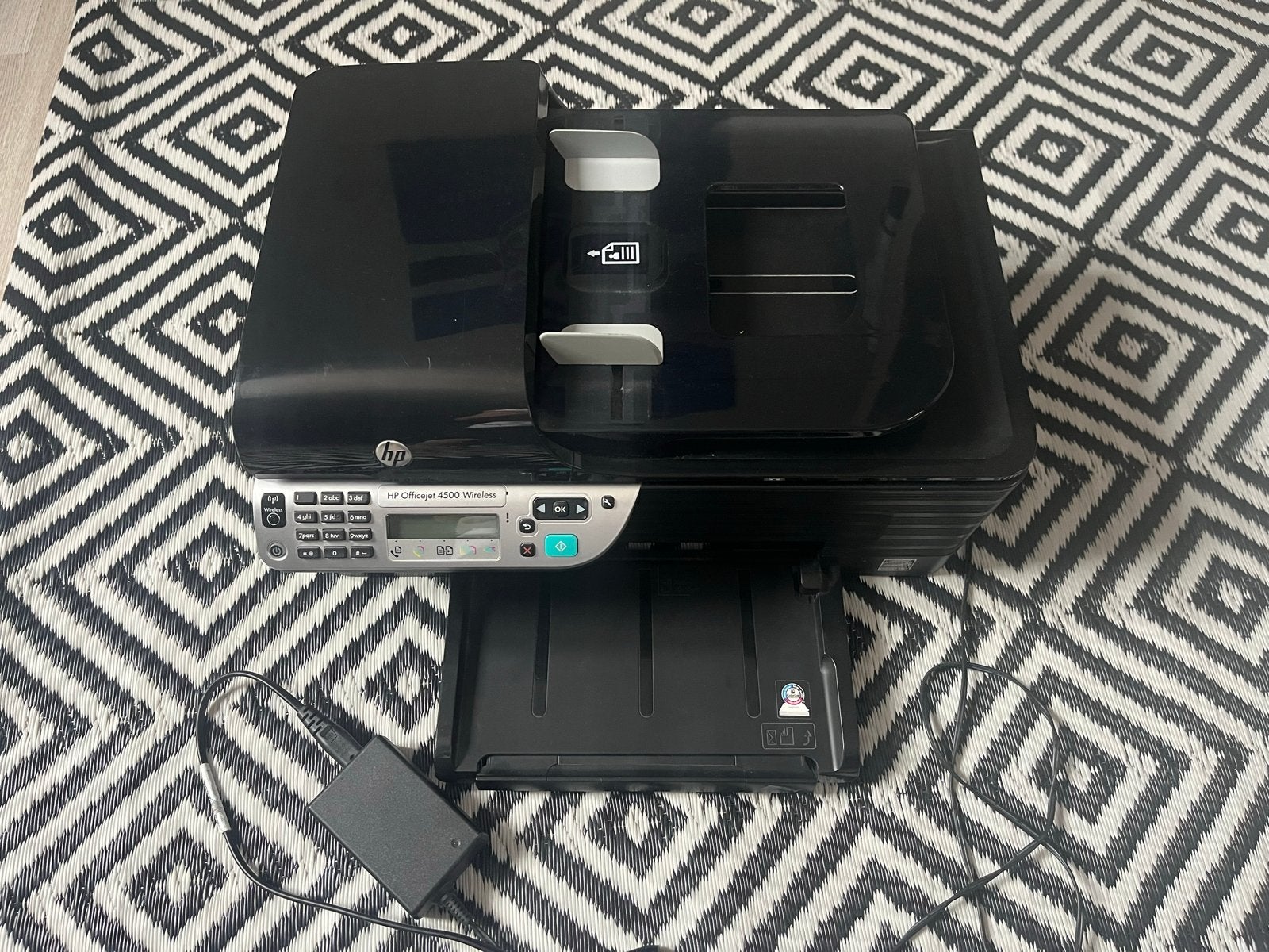HP Officejet 4500 Wireless All-in-One Printer, Ophalen, Gebruikt, Inkjetprinter, All-in-one