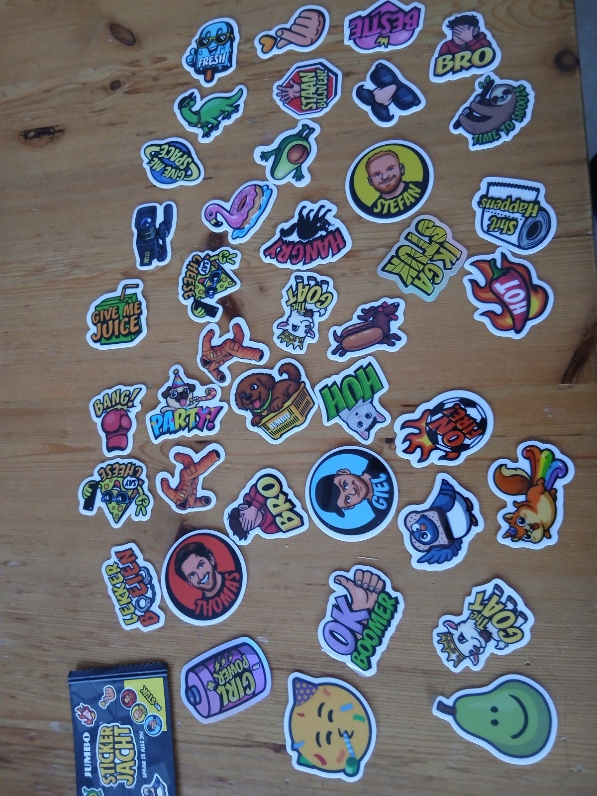 jumbo sticker jacht, Hobby en Vrije tijd, Ophalen of Verzenden, Nieuw, Sticker