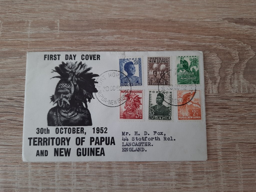 Papua New Guinea fdc, Verzenden, Gestempeld