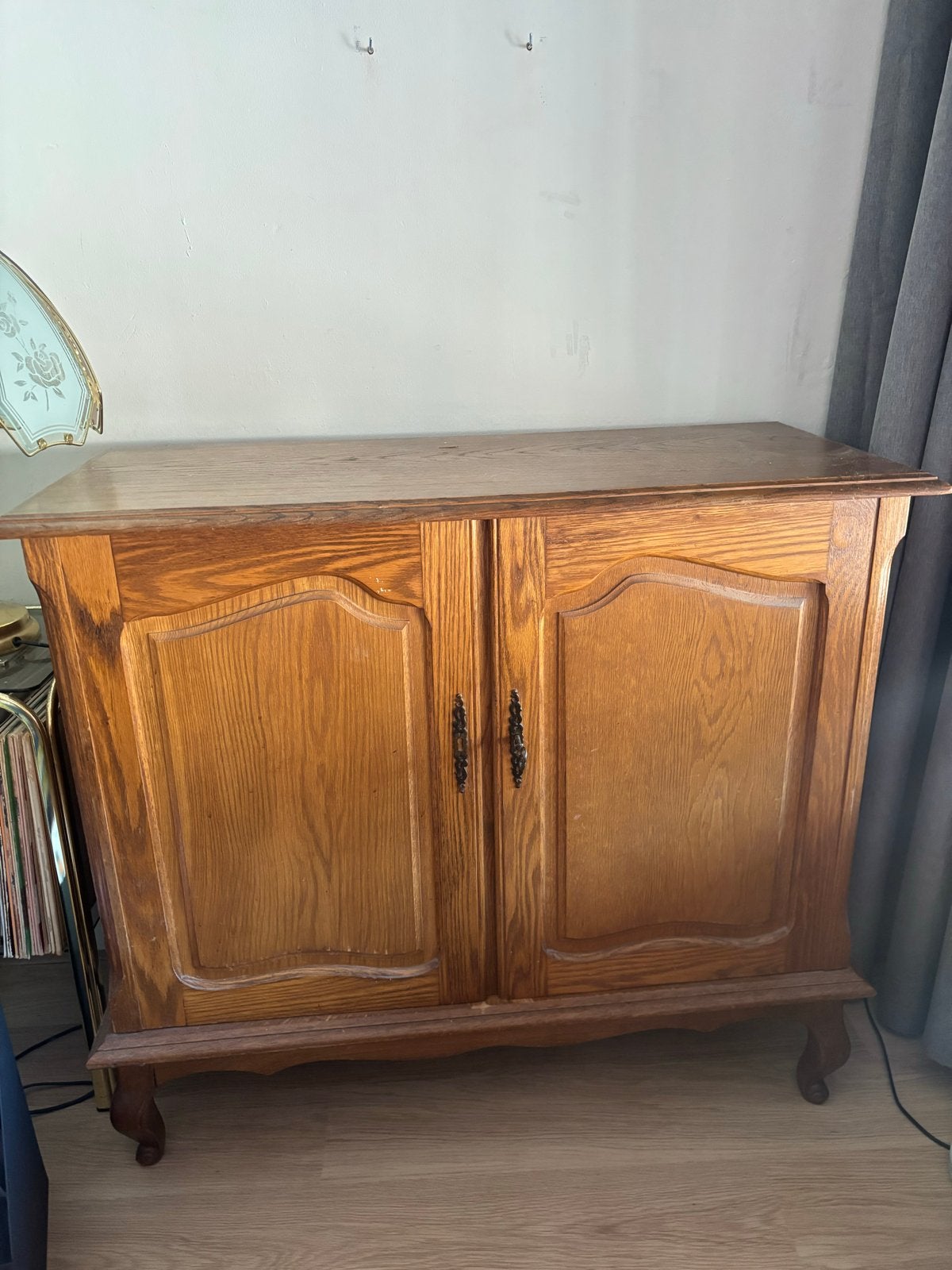 Houten kastje, vintage, antiek, Ophalen, Gebruikt