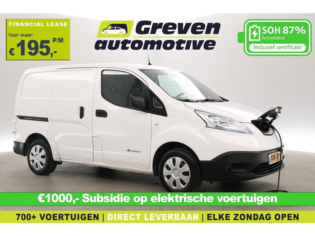 Nissan E-NV200 Business 40 kWh | Snelladen | SOH 87% | Airco, Stoelverwarming, Gebruikt, Origineel Nederlands, 2 stoelen