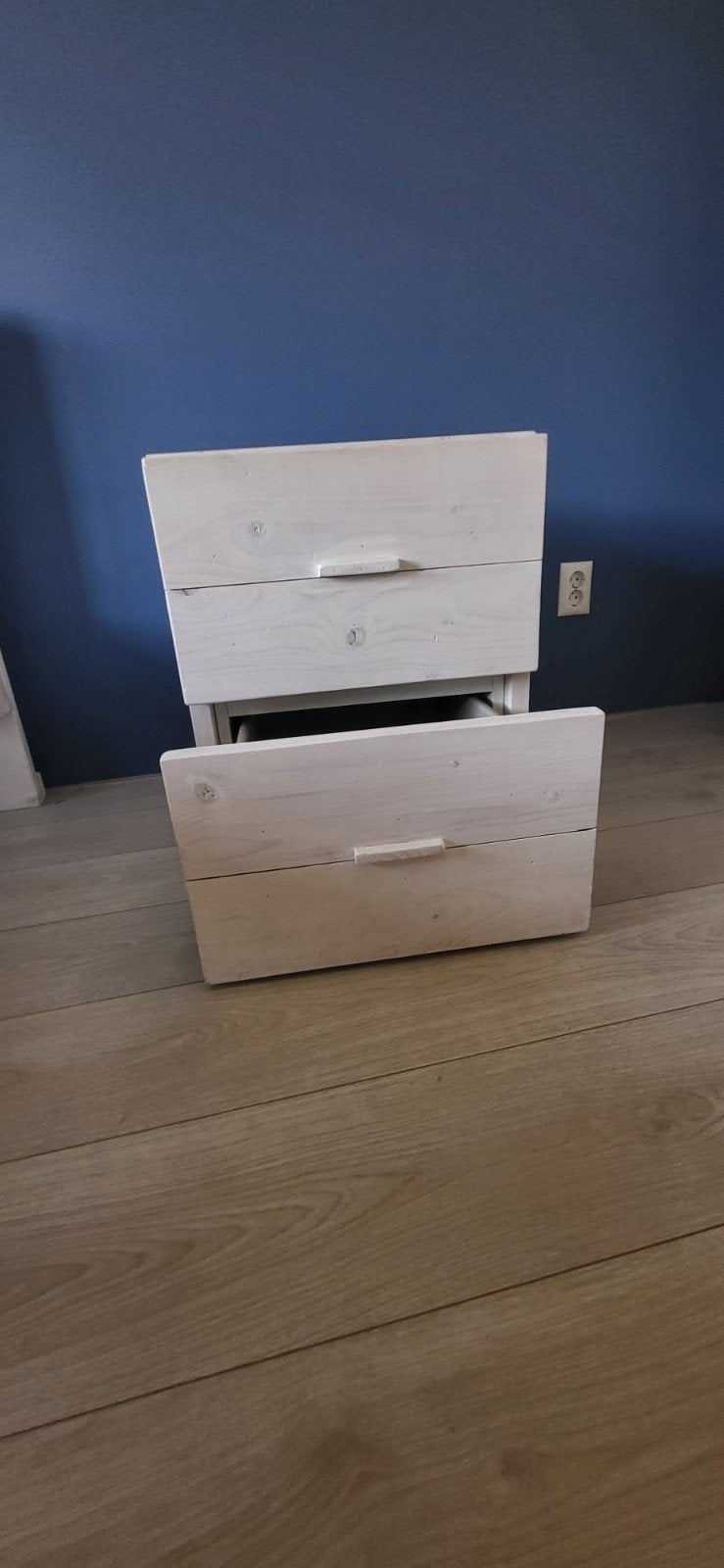 Steigerhouten whitewash nachtkastjes Jorg, Ophalen