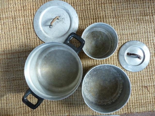 Aluminium pan pannen schalen, Huis en Inrichting, Ophalen of Verzenden, Gebruikt, Aluminium, Overige typen