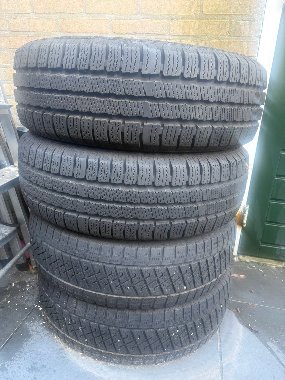 4 stuks autobanden 215/65R16C, Ophalen, Gebruikt