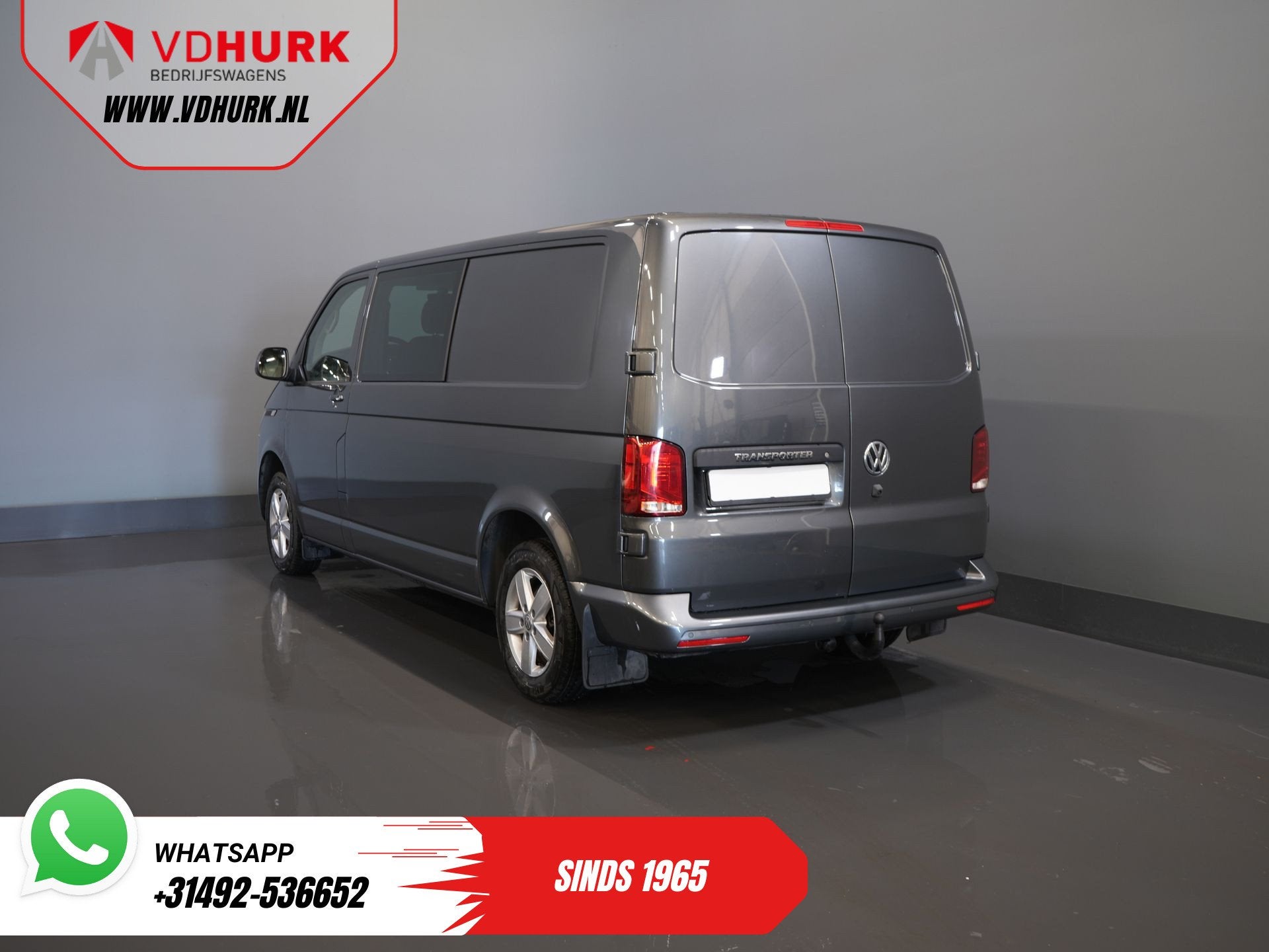 Volkswagen Transporter 2.0 TDI 150 pk DSG Aut. L2 DC Dubbel, Stof, Gebruikt, 4 cilinders, 150 pk
