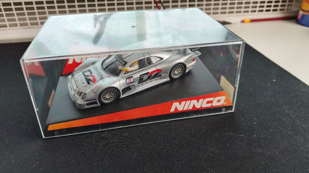 Ninco 50168 Mercedes CLK GTR D2 slotcar 1:32, Overige merken, Racebaan, Ophalen of Verzenden, Zo goed als nieuw