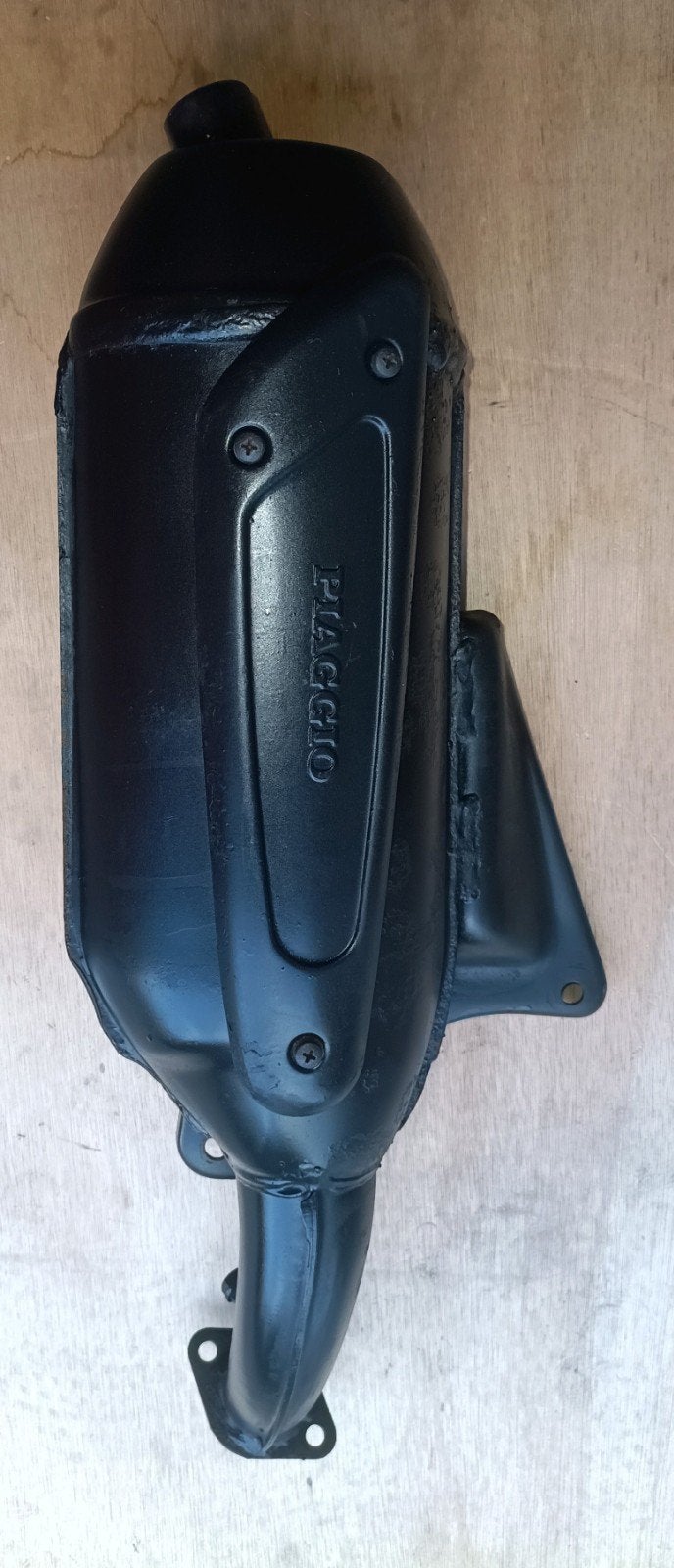 Originele Piaggio uitlaat 125 172 180 2t geen rammelen, Ophalen of Verzenden