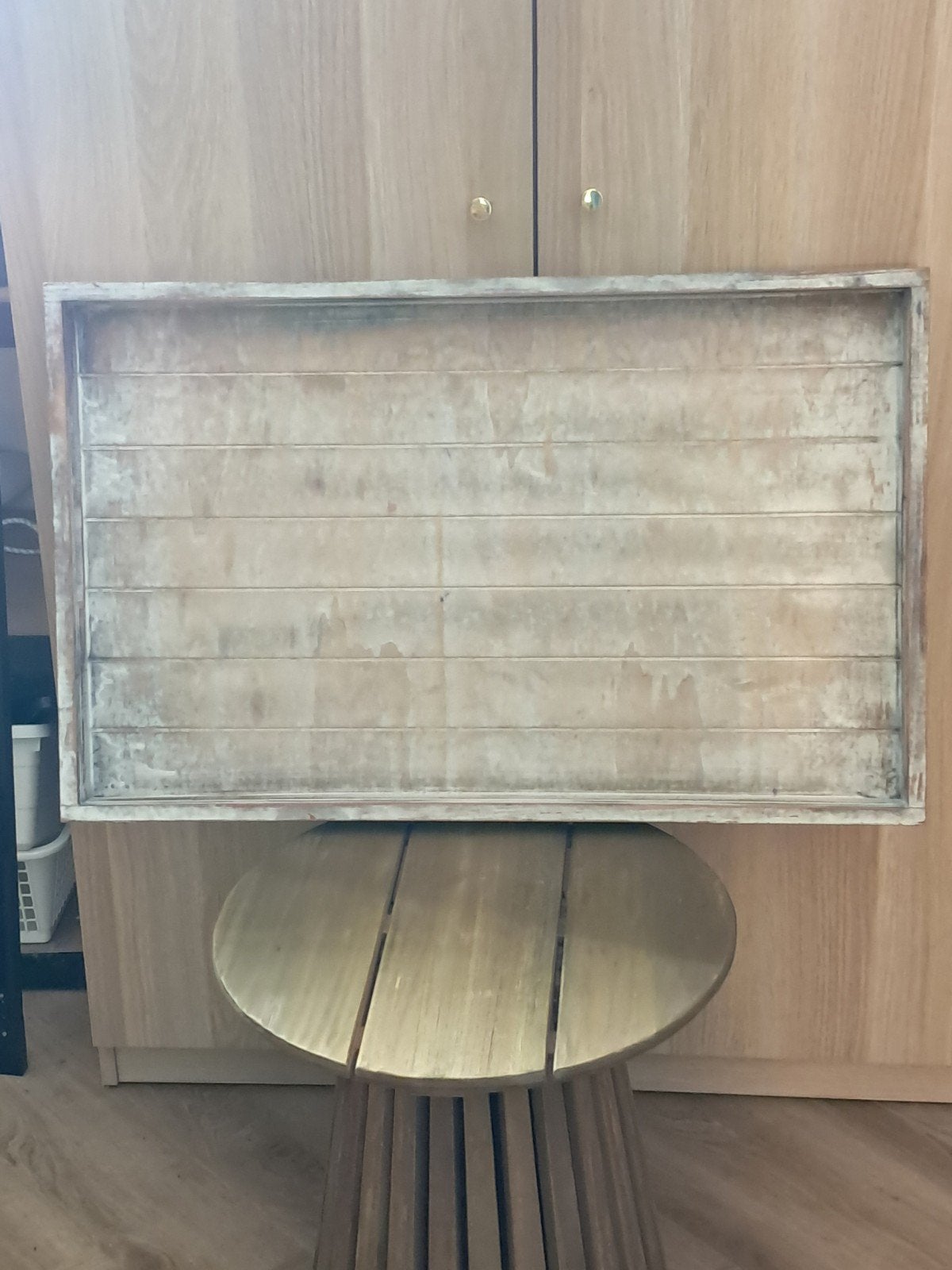 Groot decoratief dienblad - Long Island Living, Huis en Inrichting, Ophalen, Gebruikt, Met opstaande rand, Dienblad