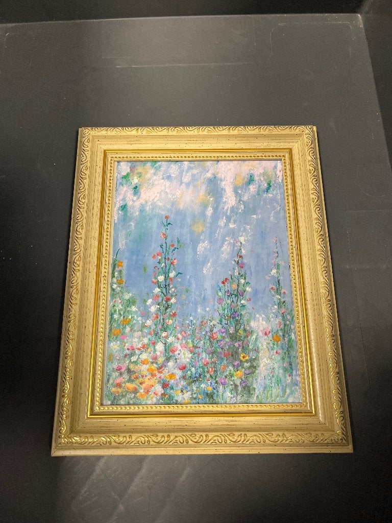 Schilderij bloemen 20x25cm, Ophalen of Verzenden
