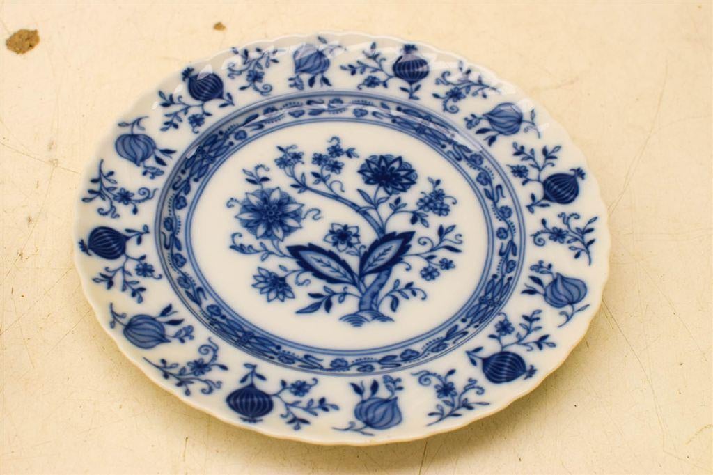 7 delig Royal tettau porseleinen gebaksservies 48664, Gebruikt, Ophalen of Verzenden, Bord(en), Wedgwood