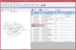 Hyundai HCE Heavy Industries e-Catalog 2013, Verzenden