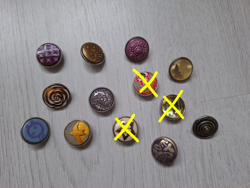 Diverse NOOSA Amsterdam chunks - per stuk te koop, Overige merken, Overige materialen, Gebruikt, Ophalen of Verzenden
