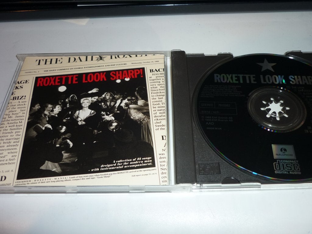 Roxette - Look Sharp! CD (Poprock, Album), Inclusief boekje, Gebruikt, Verzenden, Poprock