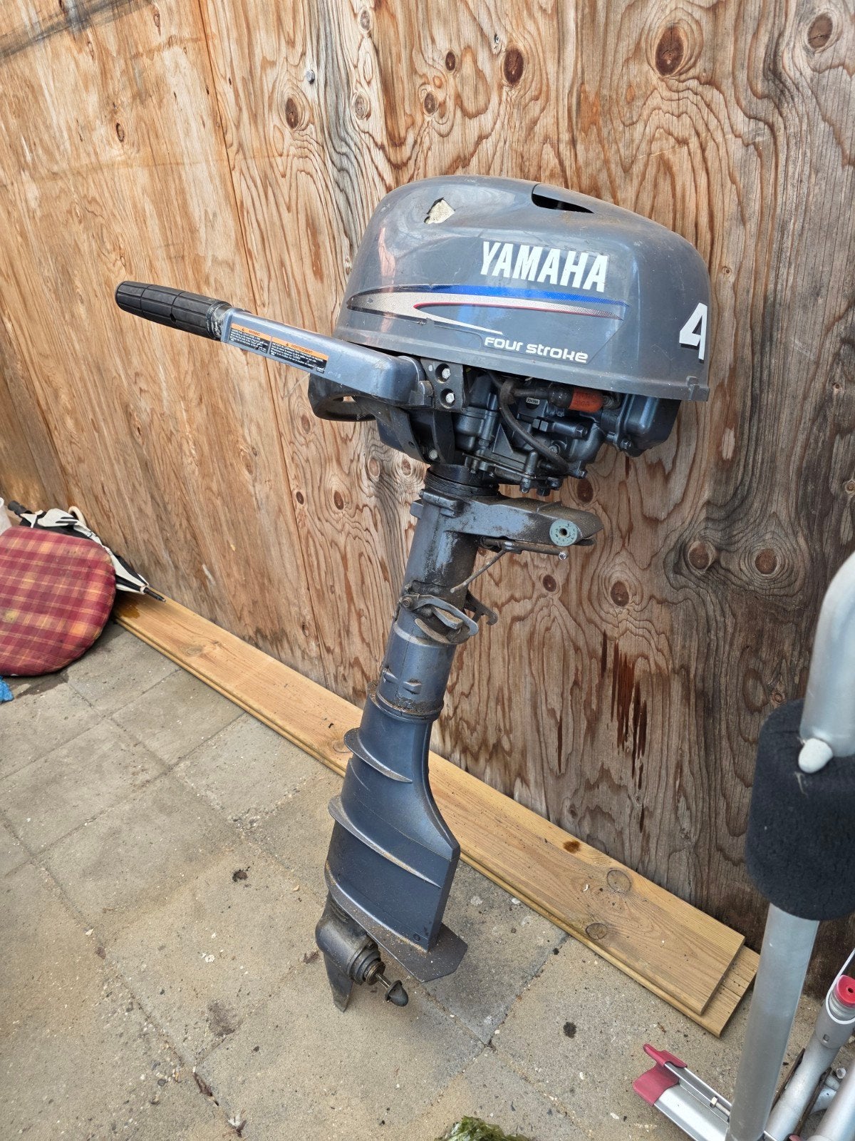 Yamaha 4 PK buitenboordmotor onderdelen - lopend weggezet, Watersport en Boten, Bootonderdelen, Ophalen of Verzenden, Gebruikt