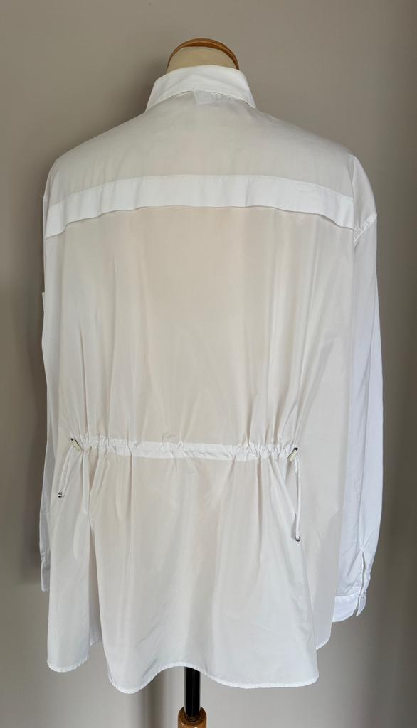 Mooie blouse van Marccain (4=40), Maat 38/40 (M), Wit, Cf laan, Zo goed als nieuw