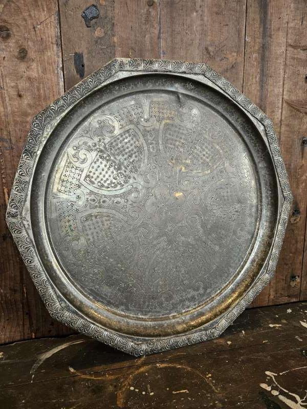 oud marokkaans dienblad ``WOONWINKEL RUSTIEK``, Antiek en Kunst, Ophalen of Verzenden