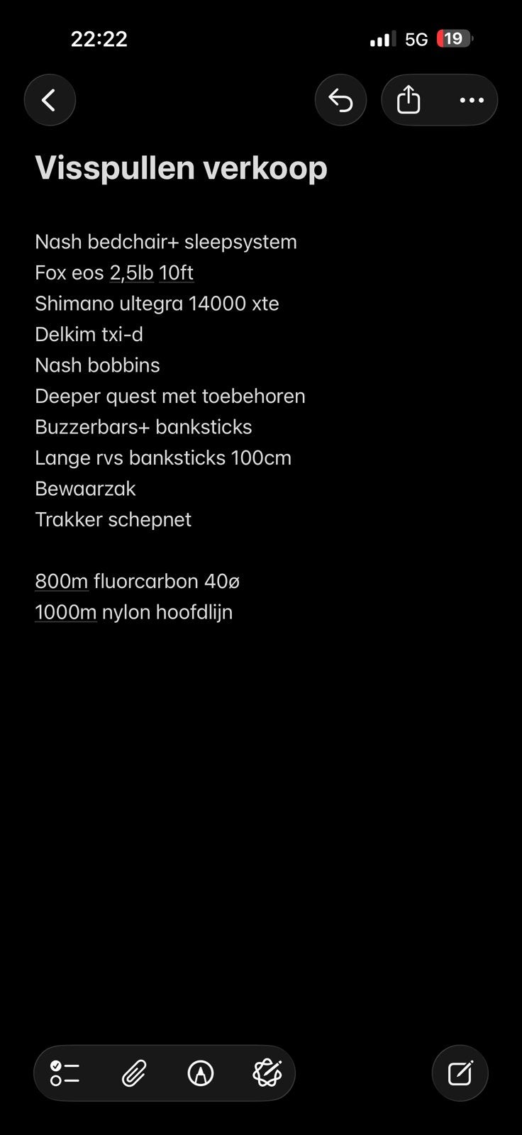 Complete karperset te koop wegens tijdgebrek en verhuizing, Ophalen, Gebruikt, Complete hengel