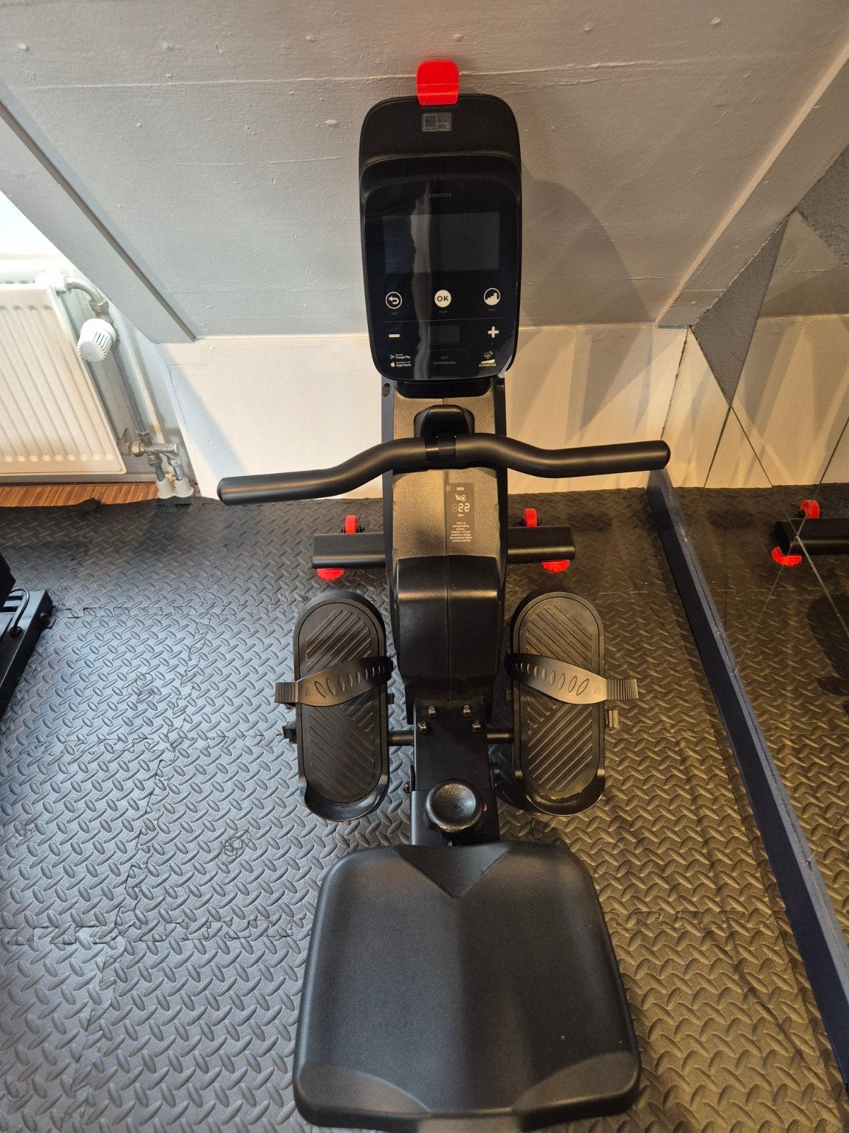 Domyos Roeitrainer - Zo goed als nieuw, Sport en Fitness, Ophalen, Benen, Zo goed als nieuw, Metaal