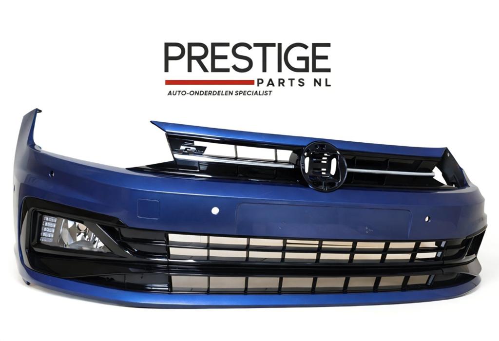 Voorbumper VW Polo 2G AW R-line 6xPDC bj.2018-2022 2G0 RLINE, Gebruikt, -, Ophalen of Verzenden, Bumper