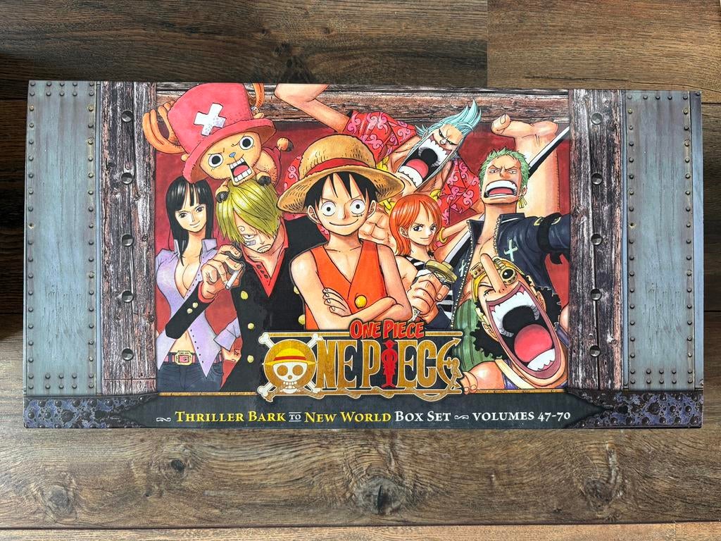 One piece box set 47-70, Boeken, Complete serie of reeks, Verzenden, Zo goed als nieuw, Japan (Manga)