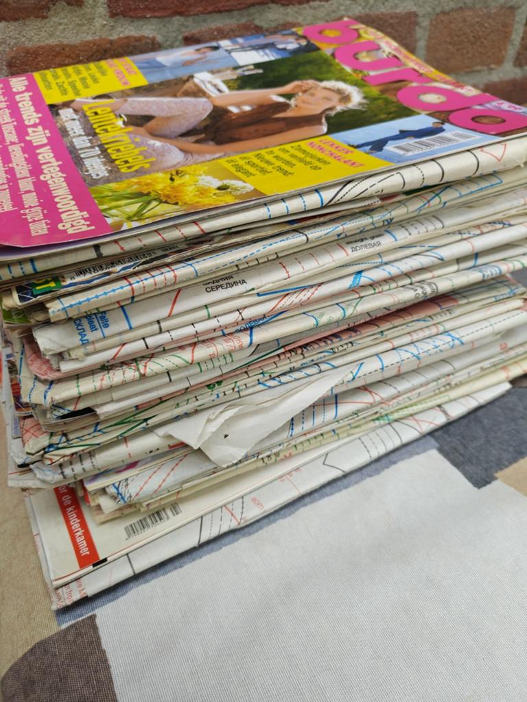14 Burda Mode Bladen - Diverse Jaren - Gebruikt, Boeken, Ophalen of Verzenden, Gelezen, Damesbladen