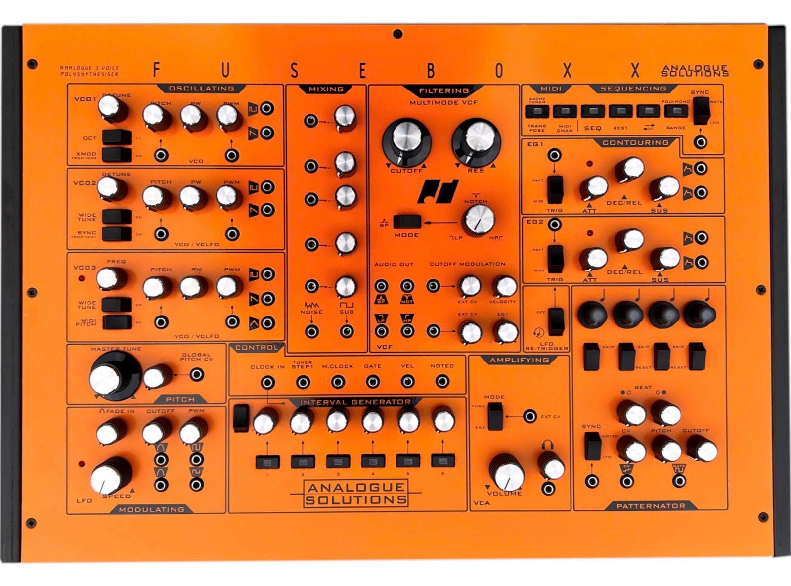 Analogue Solutions Fusebox X Synthesizer, Muziek en Instrumenten, Synthesizers, Overige merken, Zo goed als nieuw, Met midi-aansluiting