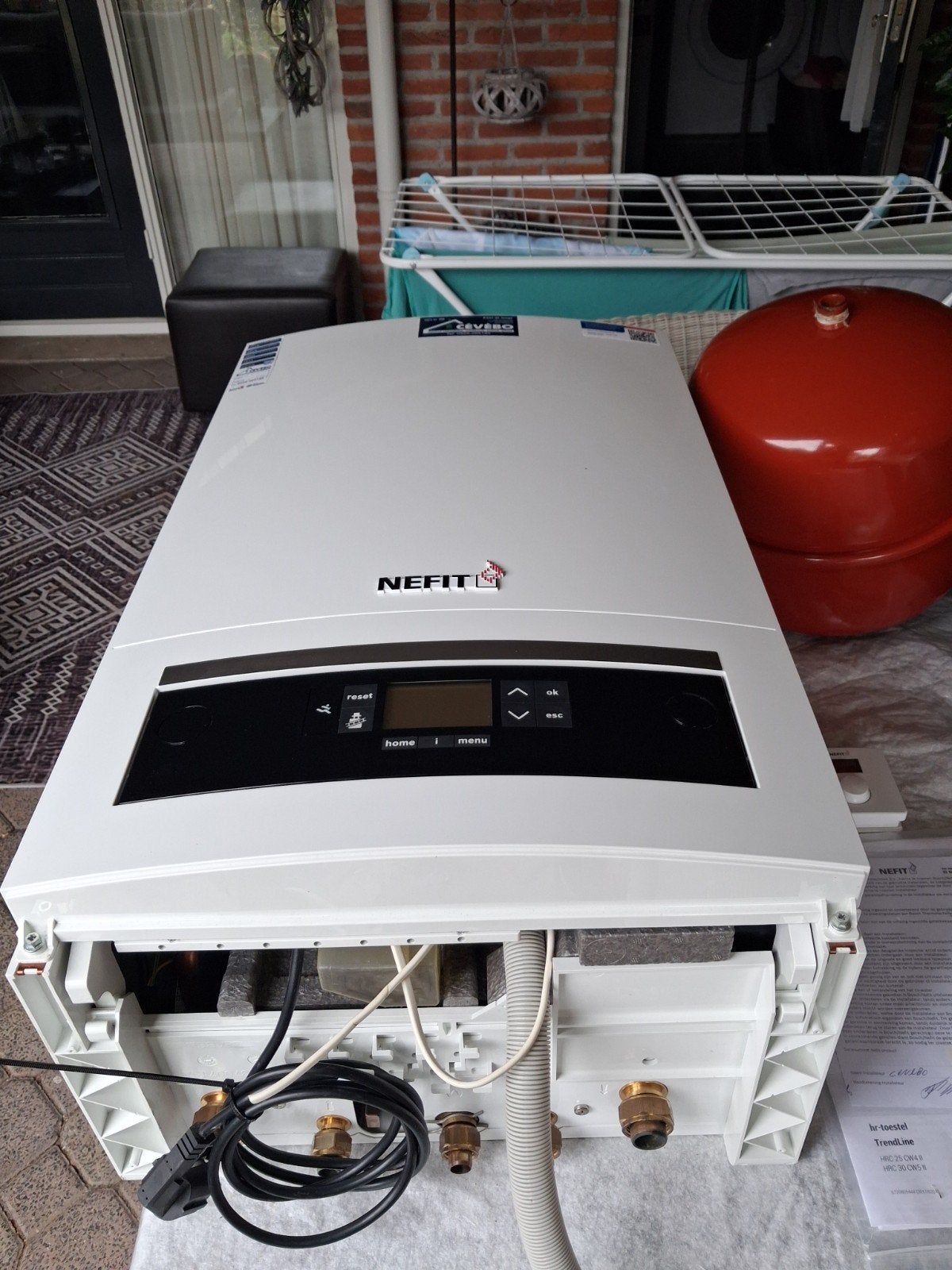 nefit trendline HRC 25 CW 4 2018 met thermostaat, Ophalen of Verzenden, Zo goed als nieuw