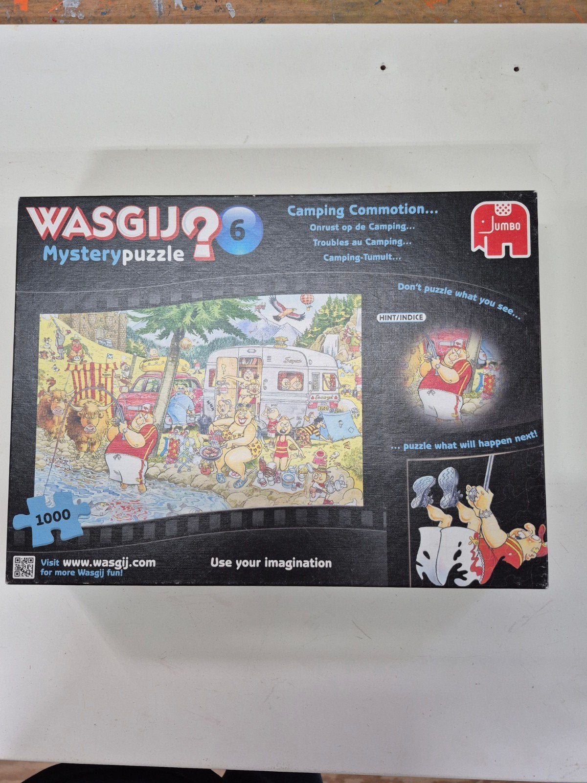 Wasgij Mystery 6: Camping Commotion - 1000 stukjes, Ophalen, 500 t/m 1500 stukjes, Gebruikt, Legpuzzel