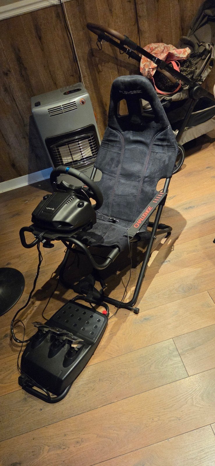 Logitech G29 racestuur met Playseat, Logitech, Ophalen, PlayStation, Racestuur