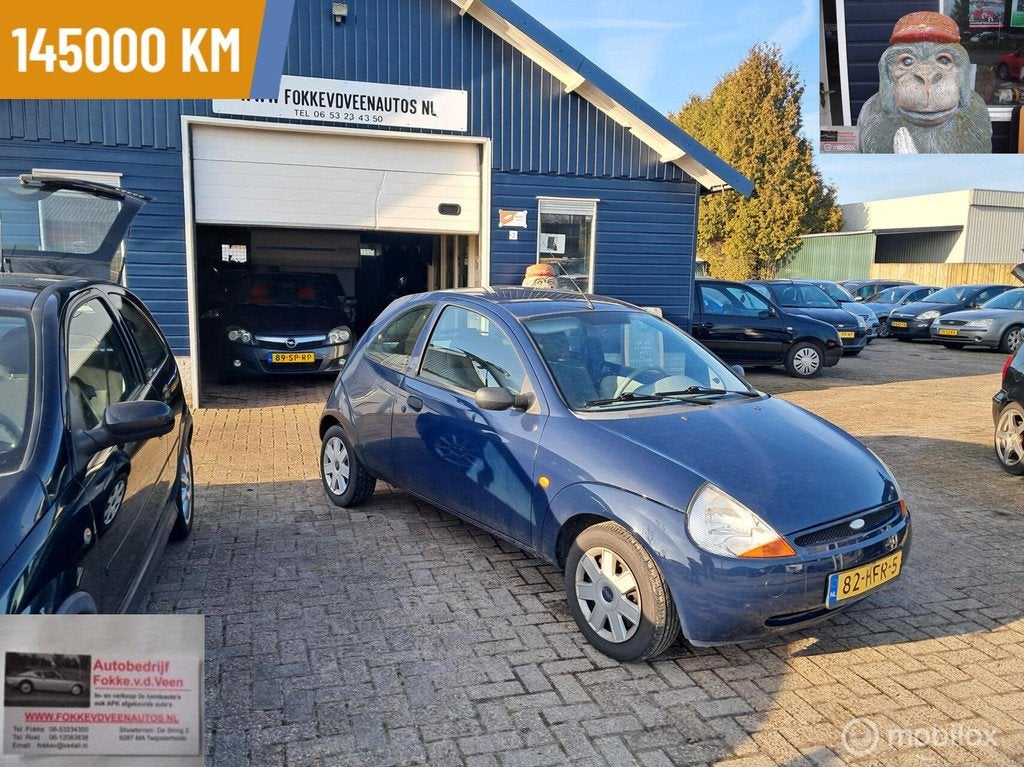 Ford Ka 1.3 Champion Garantie, alle inruil mogelijk, Voorwielaandrijving, 1299 cc, Gebruikt, 4 cilinders