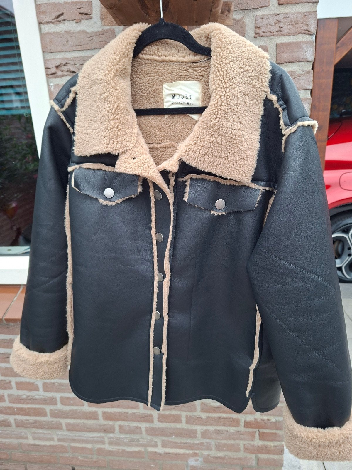 Moost Wanted jasje in nieuwstaat, maat L (oversized), Kleding | Dames, Zwart, Maat 42/44 (L), Ophalen of Verzenden, Zo goed als nieuw