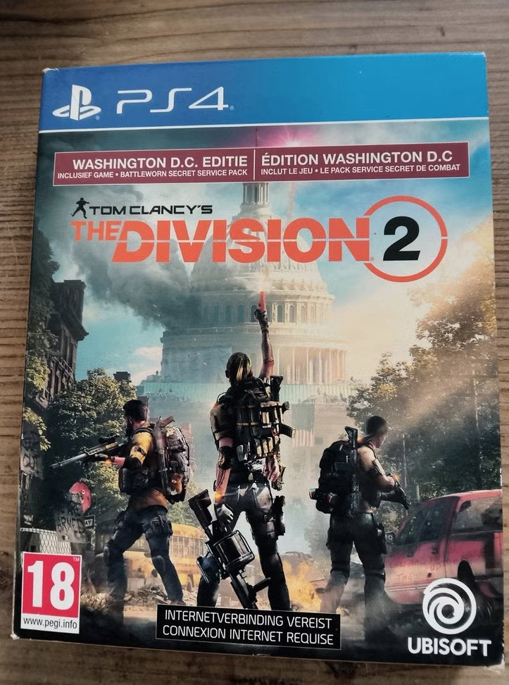 The Division 2 Washington D.C. Edition PS4 + Art Book, Vanaf 18 jaar, Shooter, 1 speler, Ophalen of Verzenden