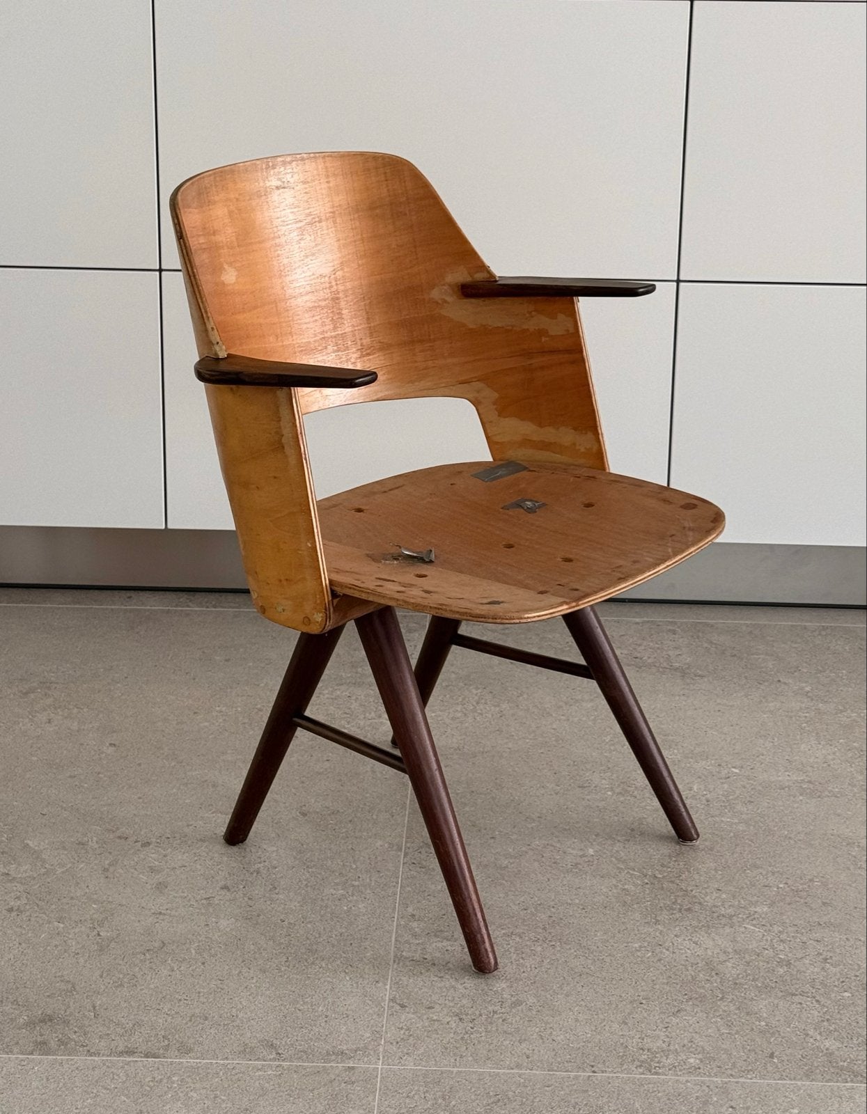 Set van 4 vintage FT30 stoelen van Cees Braakman voor Pastoe, Ophalen