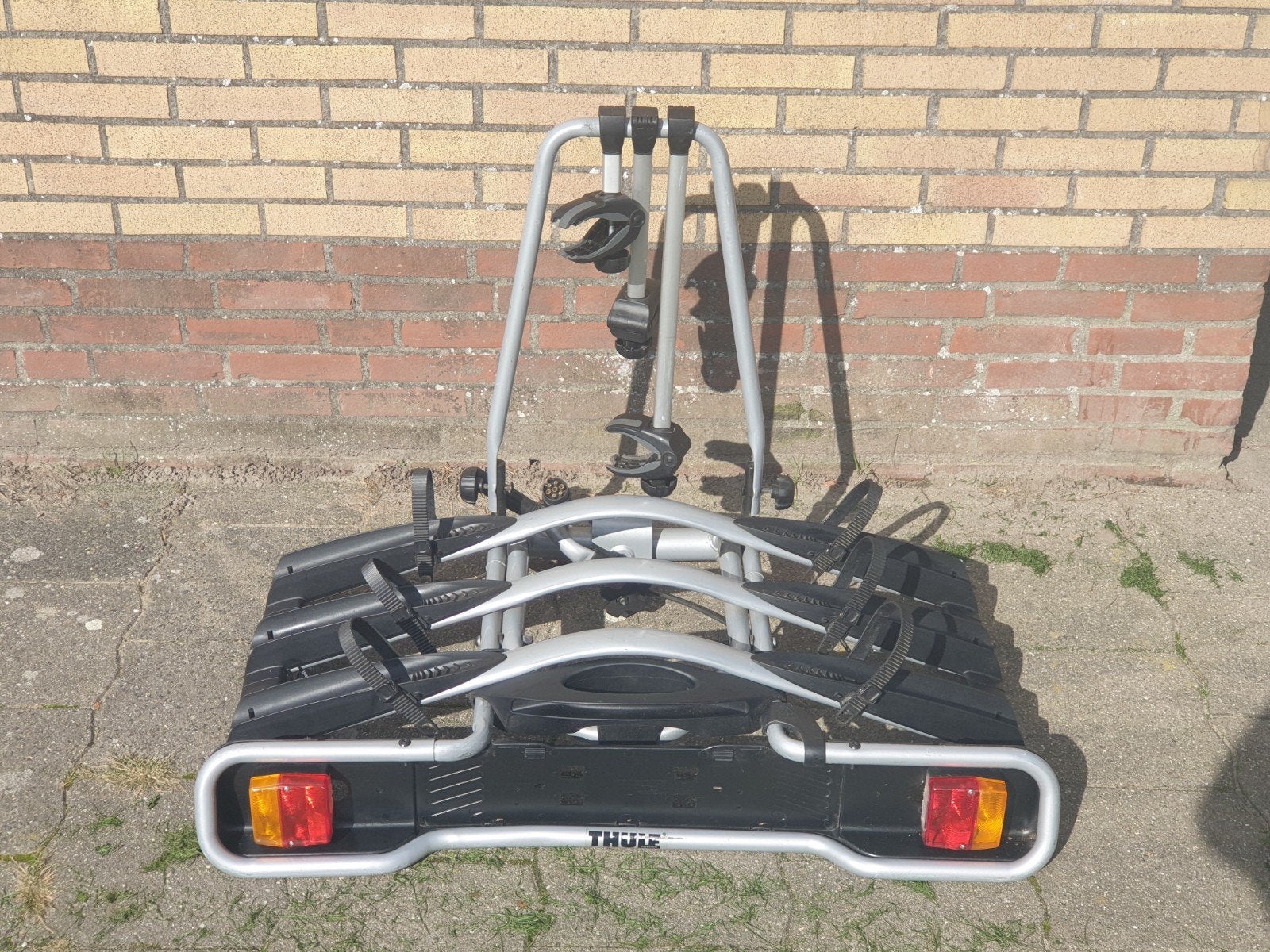 Fietsendrager Thule Voor 3 fietsen Kantelbaar, Auto diversen, Ophalen, 3 fietsen of meer, Brede banden, Zo goed als nieuw