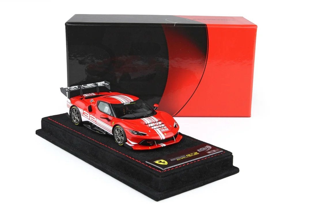Ferrari 296 GT3 Challenge BBR 1:43 nu gratis verzend, Overige merken, Bbr, Auto, .
