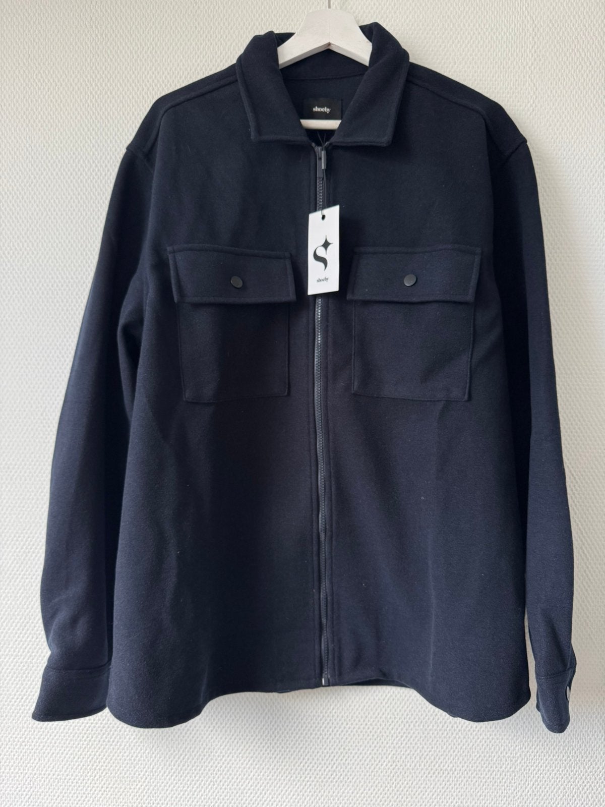 Nieuw Shoeby overshirt vest jack donkerblauw XL, Verzenden, Nieuw, Maat 56/58 (XL), Blauw