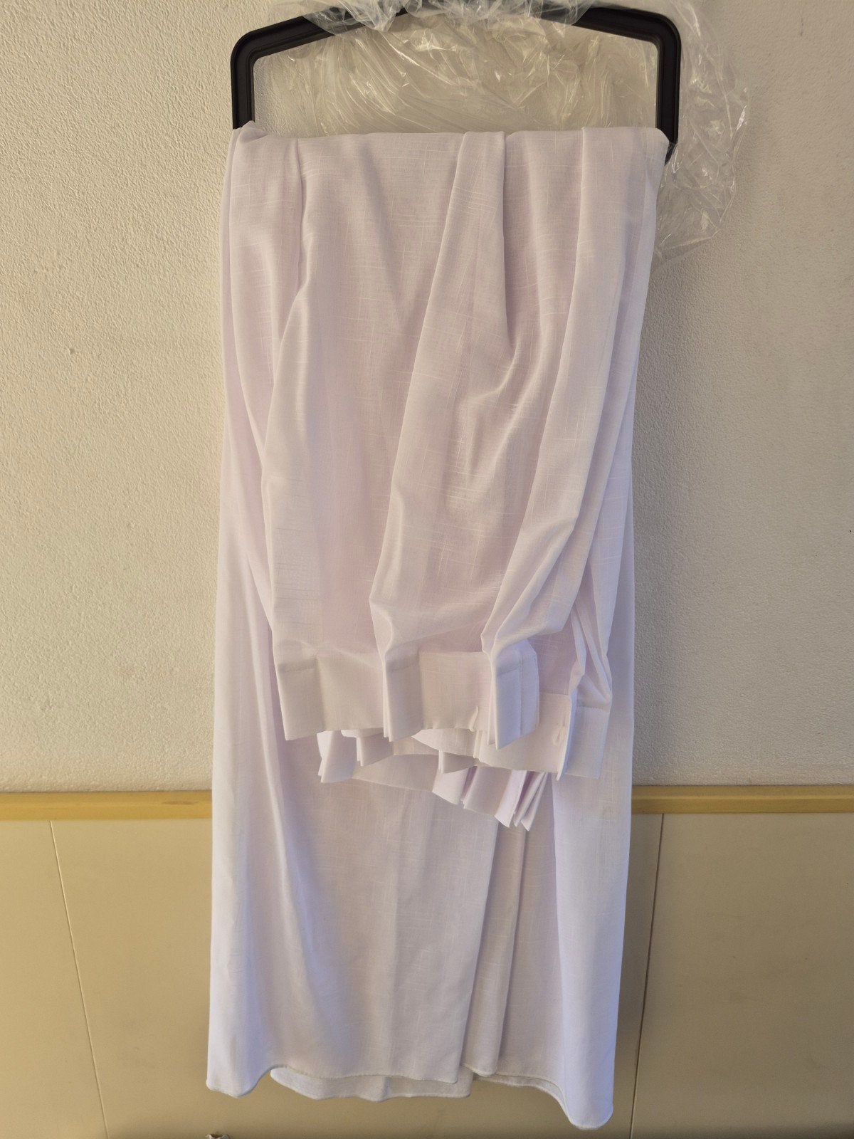 NIEUW: witte inbetween vitrage (300×180), Ophalen, 180 cm, Wit, Nieuw