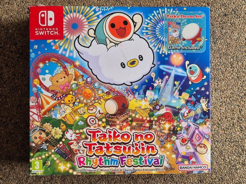 TAIKO NO TATSUIJIN rhythm festival + drum set, Gebruikt, 1 speler, Racen en Vliegen, Ophalen of Verzenden