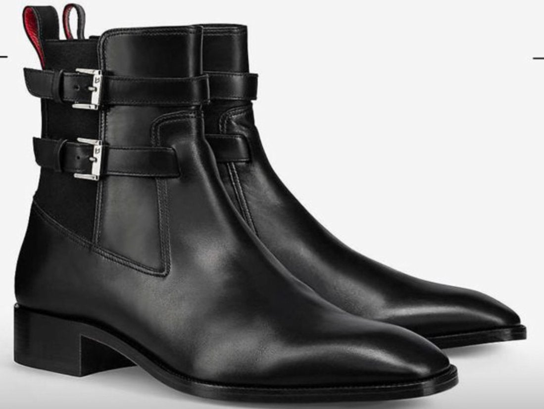 Louboutin Sahni Boots, Verzenden, Zo goed als nieuw, Zwart, Boots