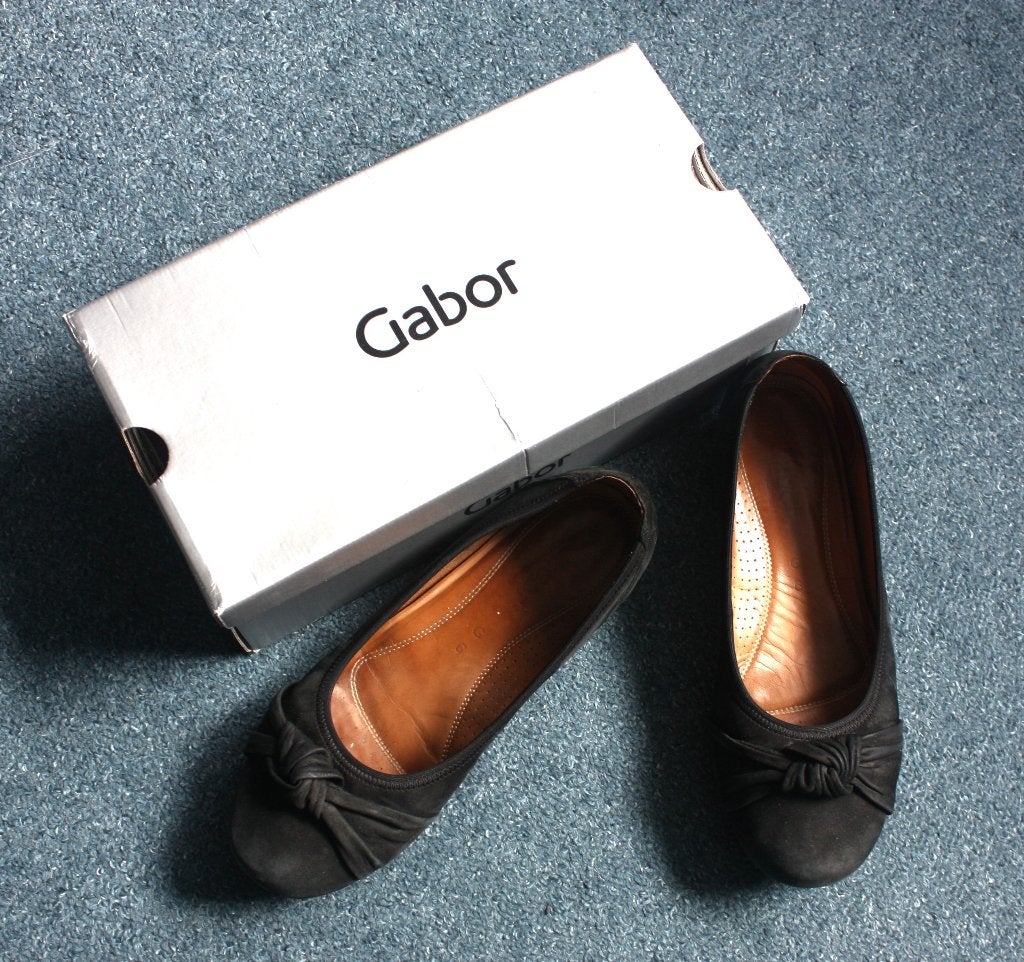 Gabor ballerina mt 6G 39 donker blauw, Blauw, Gabor, Gedragen, Ballerina's