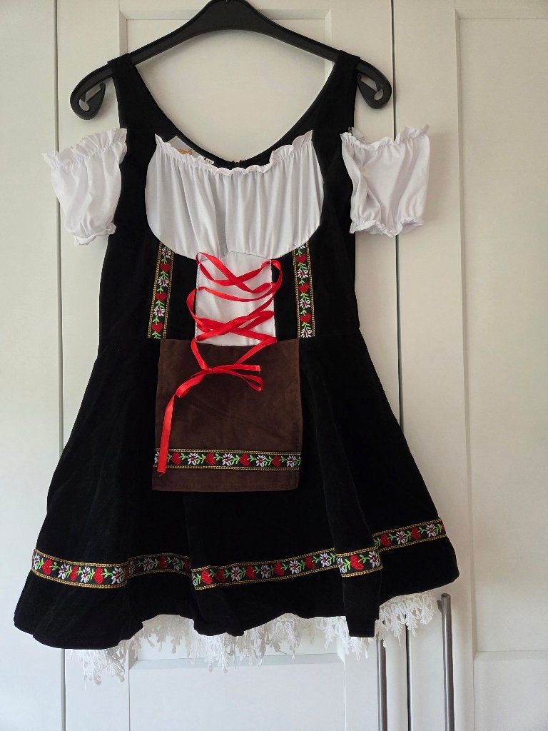 Dirndl Tirolerjurkje zwart, Kleding | Dames, Maat 46/48 (XL) of groter, Ophalen of Verzenden, Kleding, Overige thema's