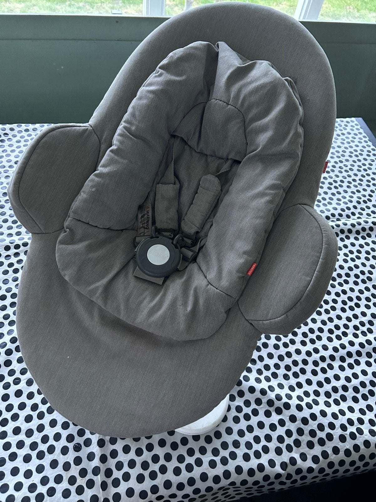 Stokke Steps baby Bouncer wipstoel grijs wipstoeltje, Ophalen, Zo goed als nieuw