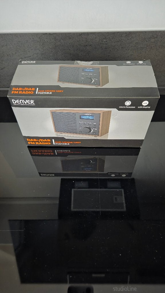 Denver DAB+/46 (wekker)radio, Ophalen of Verzenden, Nieuw