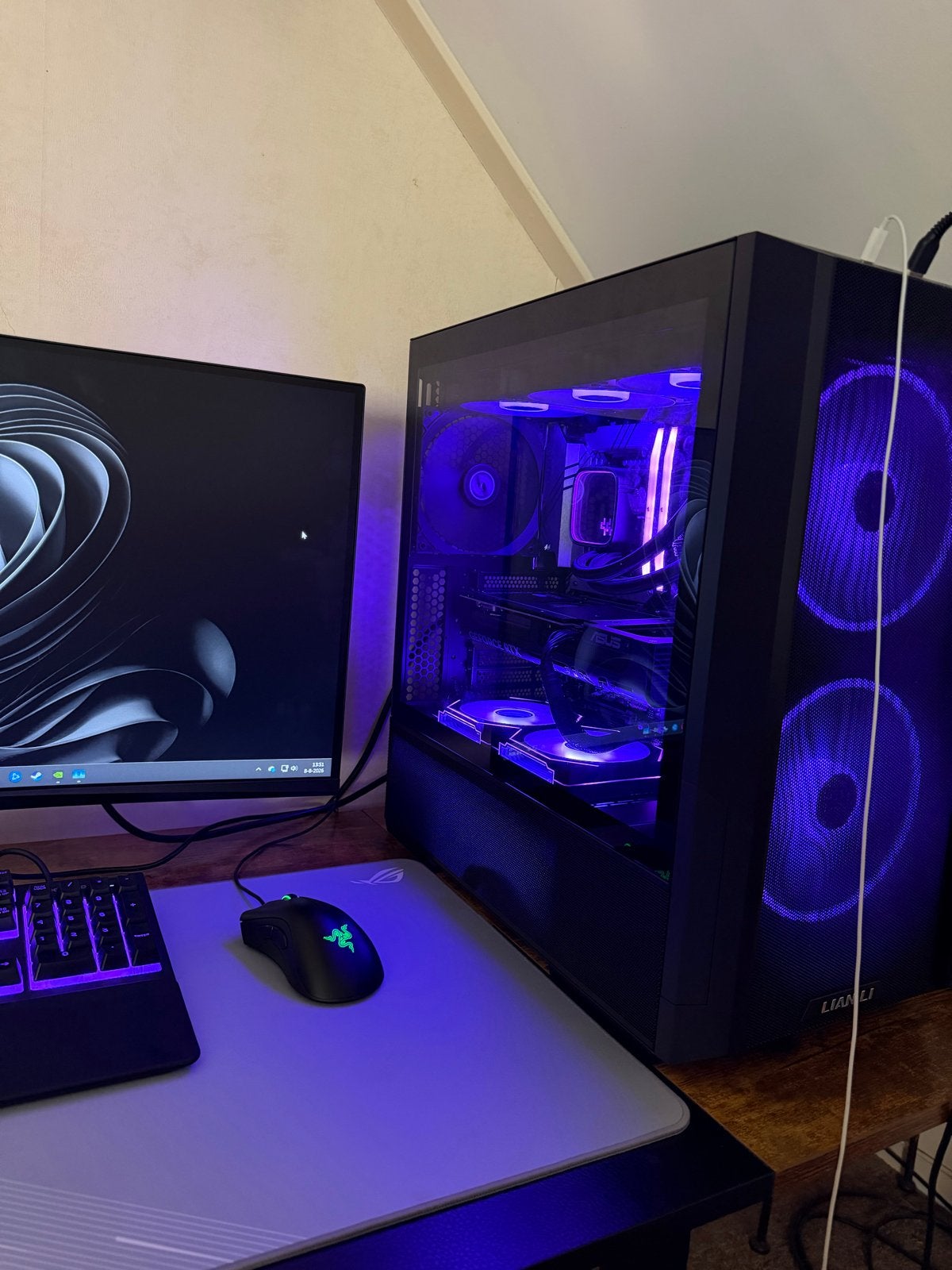 High-end Gaming PC met RTX 5080, Met monitor, 32 GB, Virtual Reality, Ophalen of Verzenden