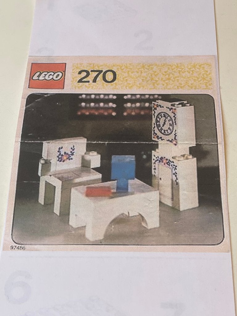 Lego - Homemaker - 2 sets in 1 koop !  UNIEK uit 1973 !, Overige thema's, Lego, Inclusief instructies, Ophalen of Verzenden