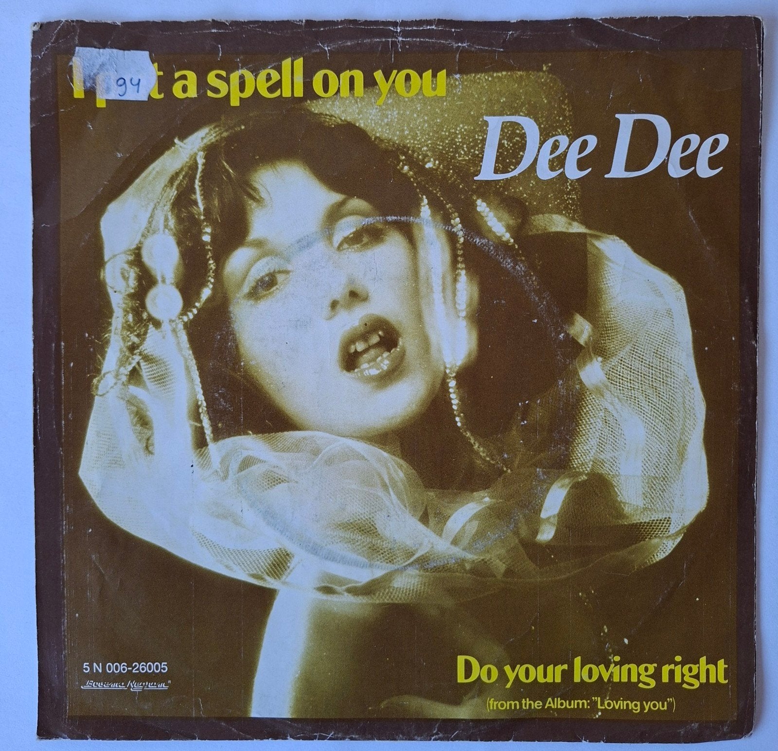 Dee Dee       I put a spell on you, Gebruikt, 7 inch, Single, Ophalen of Verzenden