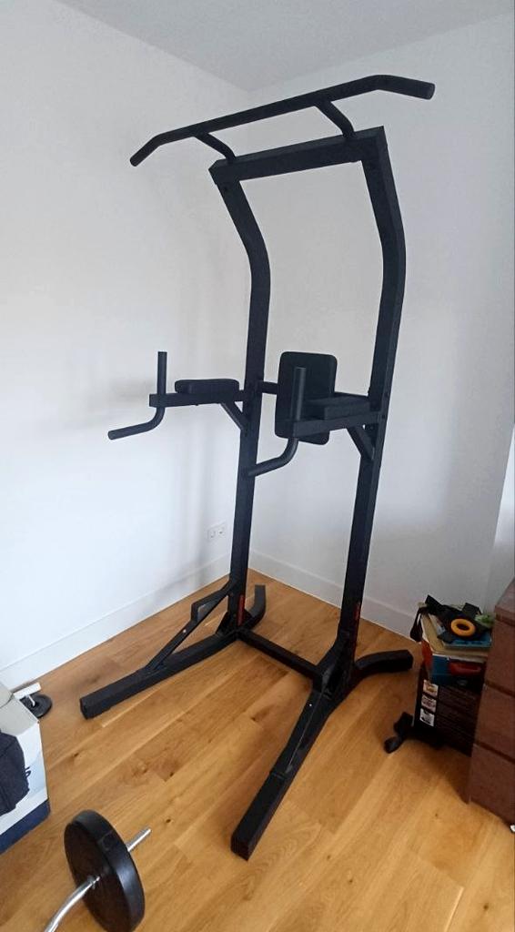 Training Station Fitness(pull-ups, dips, leg raises), Ophalen, Benen, Krachtstation, Zo goed als nieuw