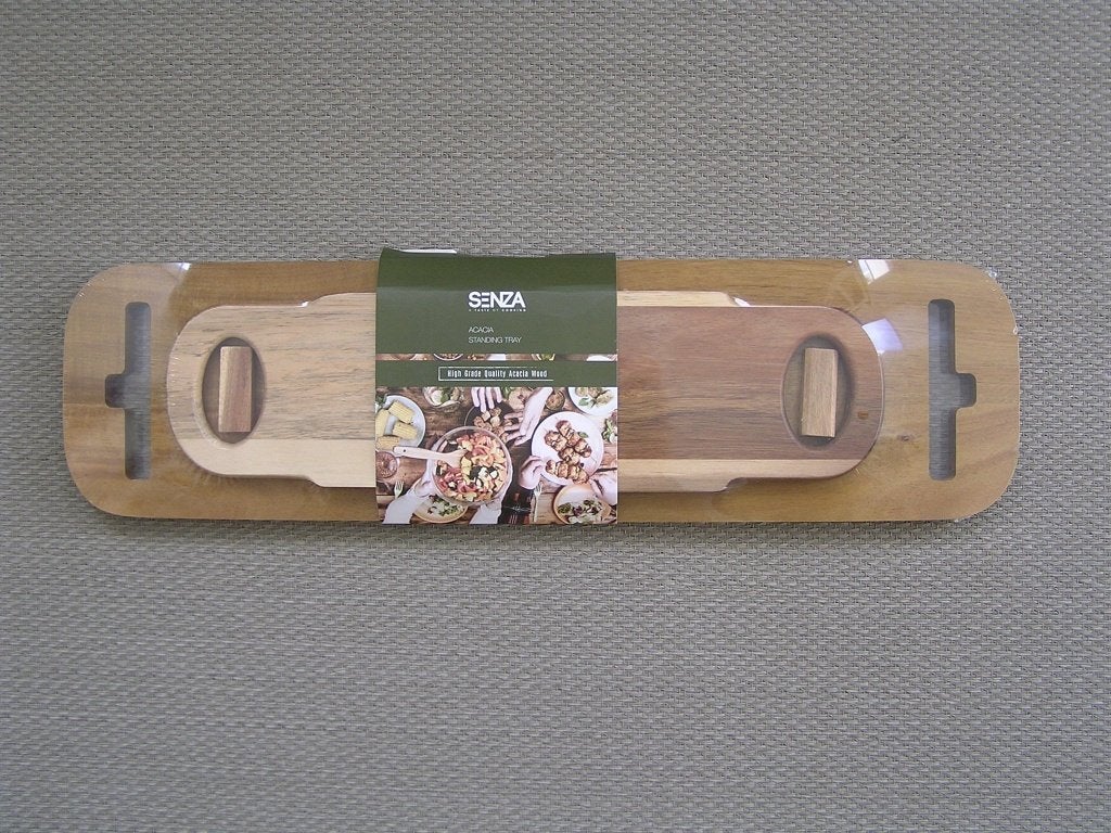 Senza Acacia Etagere Hout., Hout, Snij-/serveerplank, Nieuw, Ophalen of Verzenden